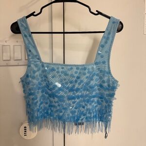 Staud Sequin Jasmin Top - NWT